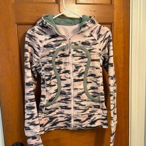 Lululemon pink camouflage hoodie